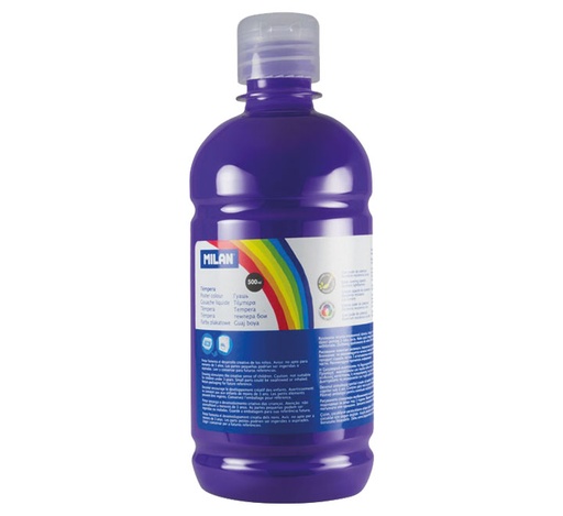 [03640] BOTELLA 500ML TEMPERA VIOLETA MILAN 03640