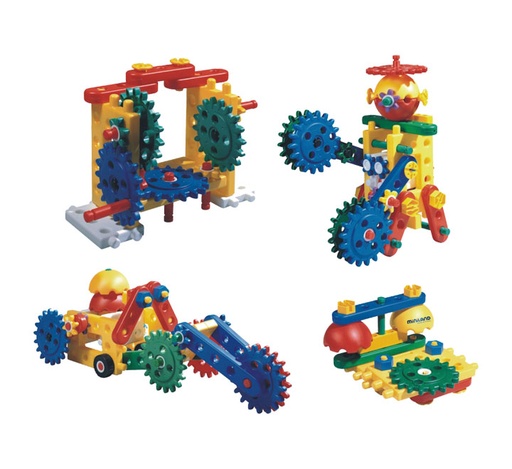 [95003] CONT. 62 PZ. CONSTRUC. ENGINEER GEARS MINILAND