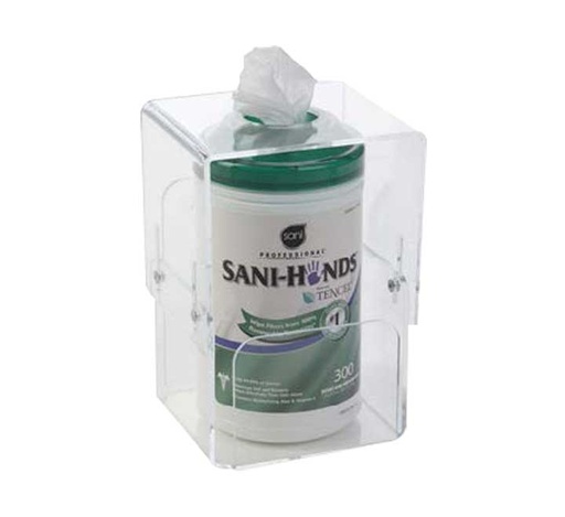 [DE-SAHO-W] SOPORTE DISP. DEFLECTO GEL DESINF. MESA/PARED GR