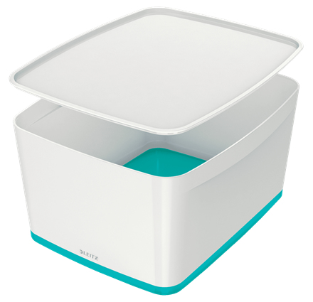 [52161051] 52161051 caja de almacenaje Rectangular Plástico Azul, Blanco