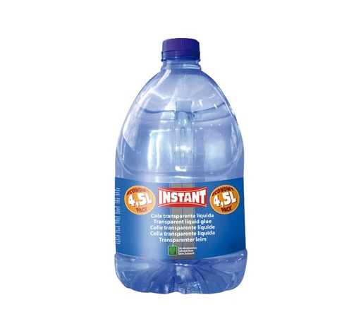 [11861] GARRAFA COLA LIQ. INSTANT 4.5L TRANSP. 11861
