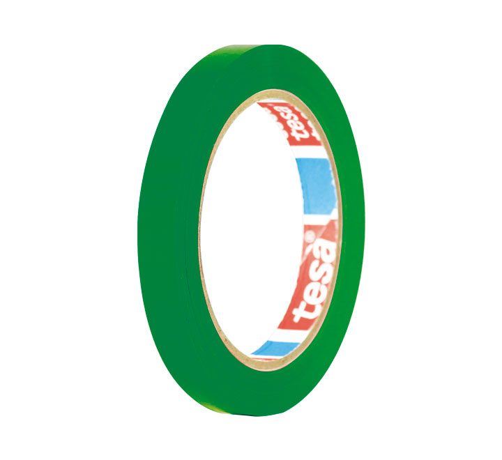 CINTA EMBALAR SELLADORA TESA PVC 12MMX66M VERDE