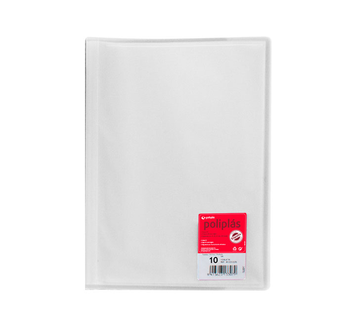 CARP. 10F POLIPLAS GRAFOPLAS A4 PP TRANSP 01311200