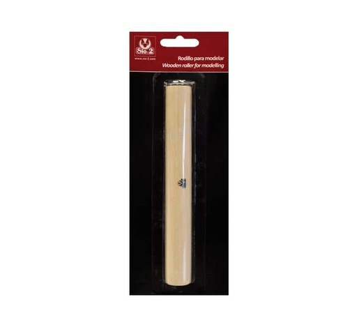 [37000030] RODILLO MADERA SIO-2 16CM DIAM. 2CM 37000030