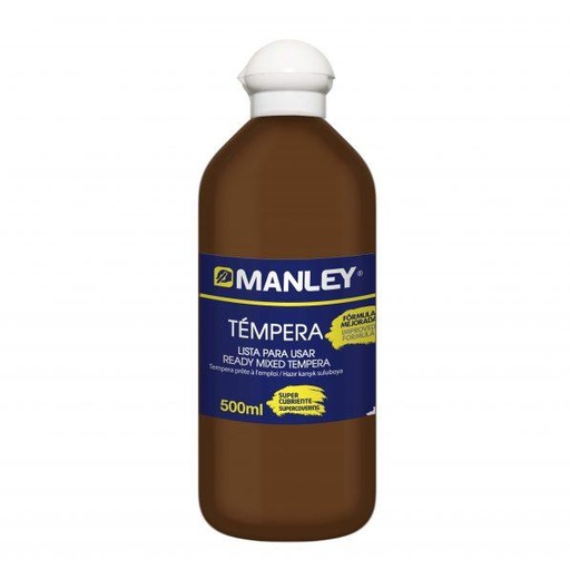 [MNP18782] BOTE 500ML TEMPERA LIQUIDA MANLEY MARRON MNP18782