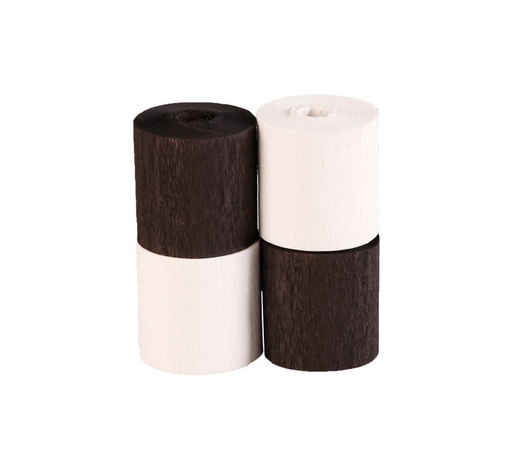 [914293C] B. 4 RO. PAP. CREPE CLAIREFONTAINE 5X10M BL/NG