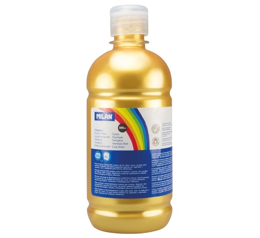 [03692] BOTELLA 500ML TEMPERA ORO MILAN 03692