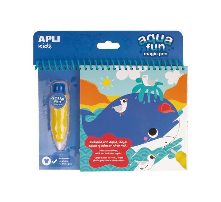 [17148] SET BLOC 6H+PINCEL APLI AQUA FUN MARINO 17148