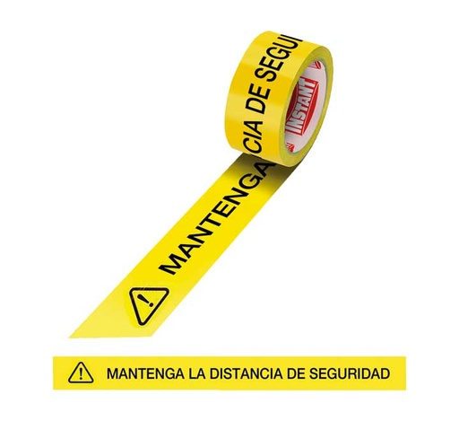 [63151] CINTA ADH. INSTANT DISTANCIA SEGURIDAD 48MMX30M
