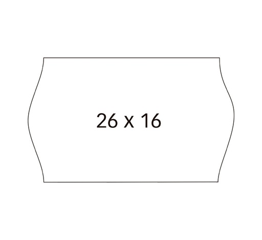 [100923] PACK 6 R. APLI ETIQ. REM. 26X16 S. BL.SINUSOIDAL