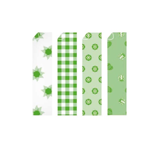 [1400131] BL. 20H PAP. ORIGAMI NIEFENVER 20X20 VERDE MOD. 2