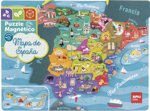 [18893] PUZLE MAGNETICO ESPAÑA 50 PIEZAS