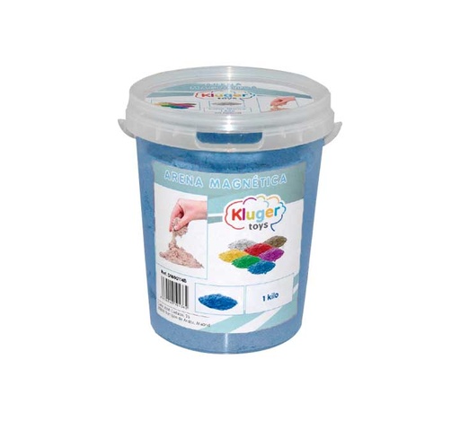 [D1800114A] BOTE ARENA MAGNETICA NIEFENVER 1KG AZUL