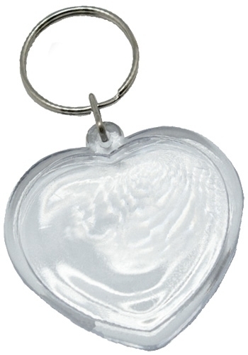 LLAVEROS CORAZON NIEF.PLASTICO CRISTAL 4