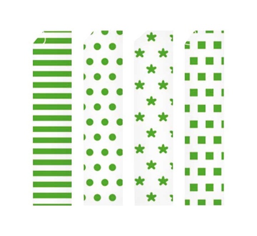 [1400134] BL. 20H PAP. ORIGAMI NIEFENVER 20X20 VERDE MOD. 3