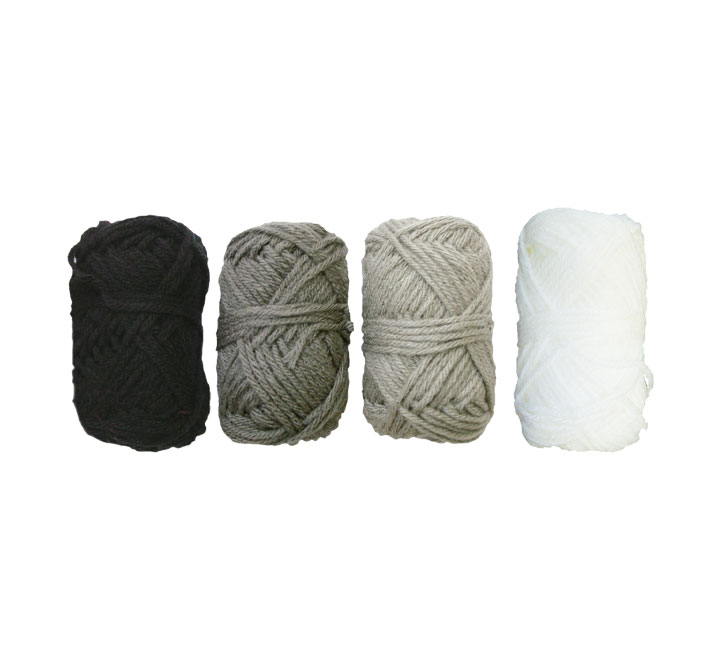 B.4UN OVILLOS LANA 8GR NIEFENVER GRIS 1100100