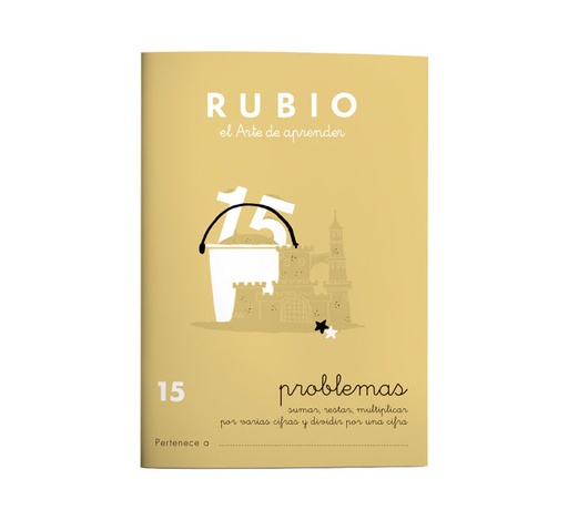 [P15] CUADERNO RUBIO A5 OPERAC.y PROBLEMAS 15 - Pack de 10 unidades