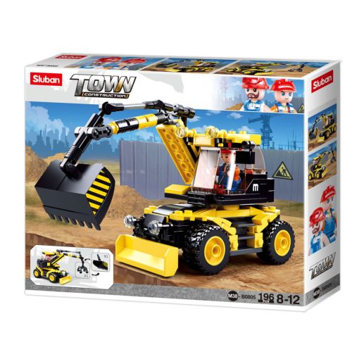 TOWN MAQUINA CONSTRUCCION 2 EN 1 196 PIEZAS