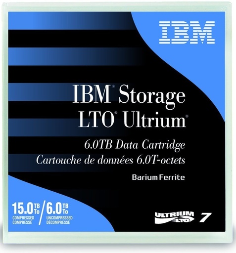[IBTU6000R] LTO Ultrium 7 Data Cartridge Cinta de datos virgen 6 TB