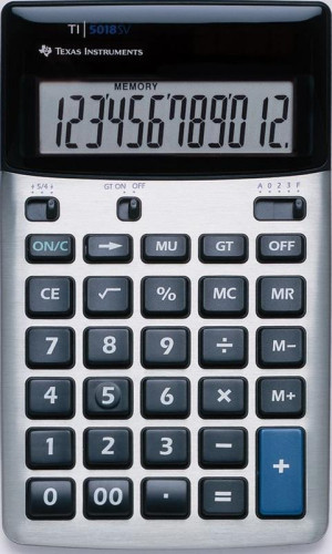 CALCULADORA MESA TEXAS TI-5018 SV 12 DIG