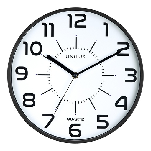 [400094281] POP Pared Quartz clock Alrededor Negro