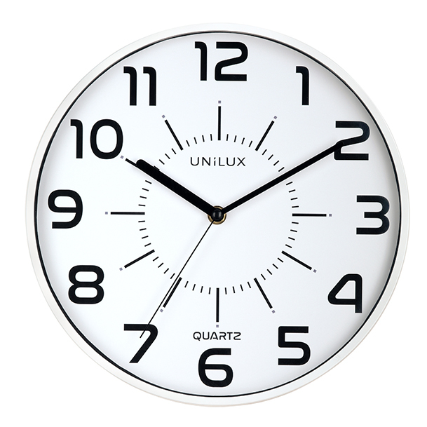 POP Pared Quartz clock Alrededor Blanco