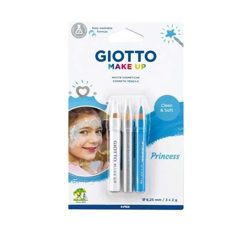 [F473800] SET 3 LAPICES GIOTTO MAKE UP PRINCESAS