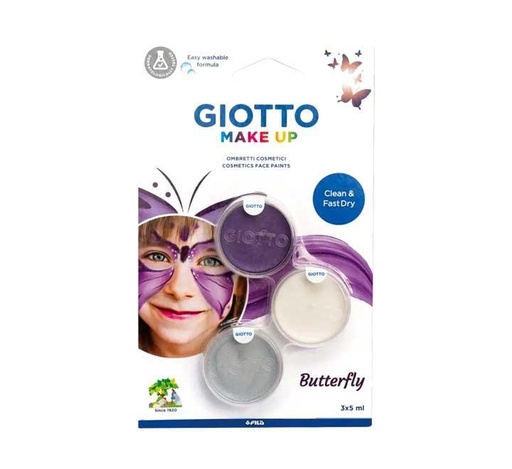[F475900] SET 3 BOTES GIOTTO MAKE UP MARIPOSA