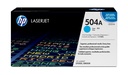 Cartucho de tóner original LaserJet 504A cian