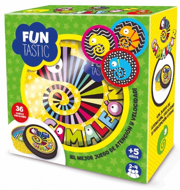 CARTAS REDONDAS FUNTASTIC CAMALEON