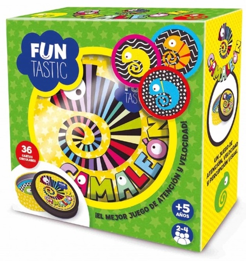 CARTAS REDONDAS FUNTASTIC CAMALEON