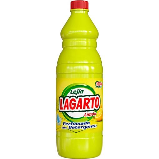 [002052] LAGARTO LEJÍA PERFUMADA LIMÓN CON DETERGENTE BOTELLA 1500ML