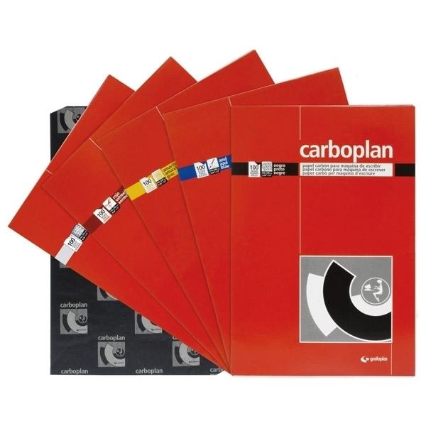 GRAFOPLAS PAPEL CARBON PACK 10H CARBOPLAN AMARILLO
