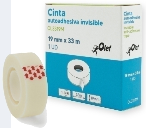 [OL3319M] CINTA ADHESIVA OLEF INVISIBLE 33x19