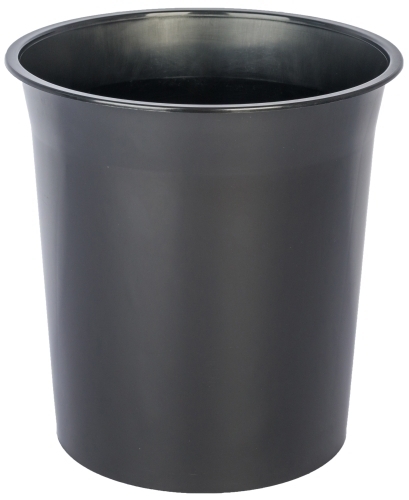 [POPNE] PAPELERA PLASTICO CERRADA NEGRA