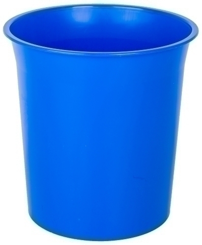 [POPAZ] PAPELERA PLASTICO CERRADA AZUL