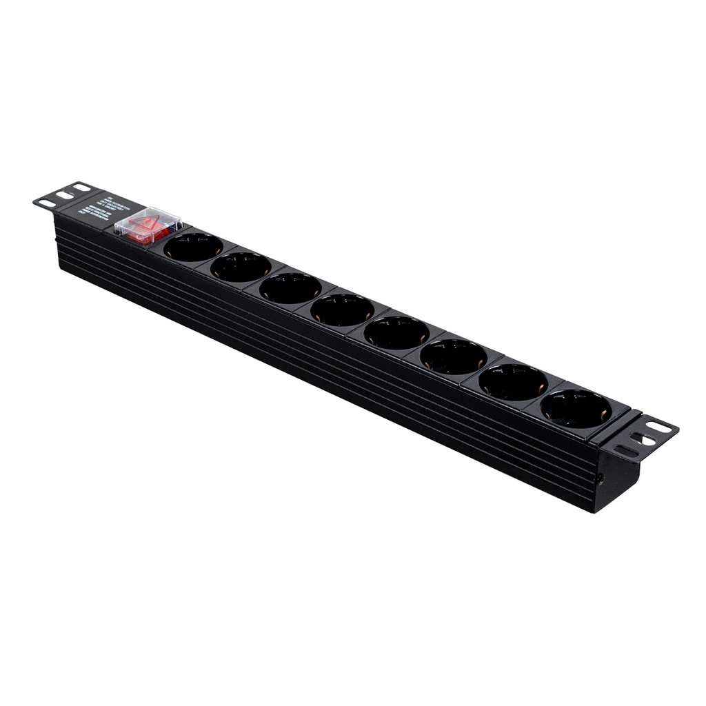 Regleta 8 Schuko 1U
