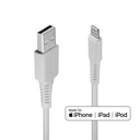 31326 cable de conector Lightning 1 m Blanco