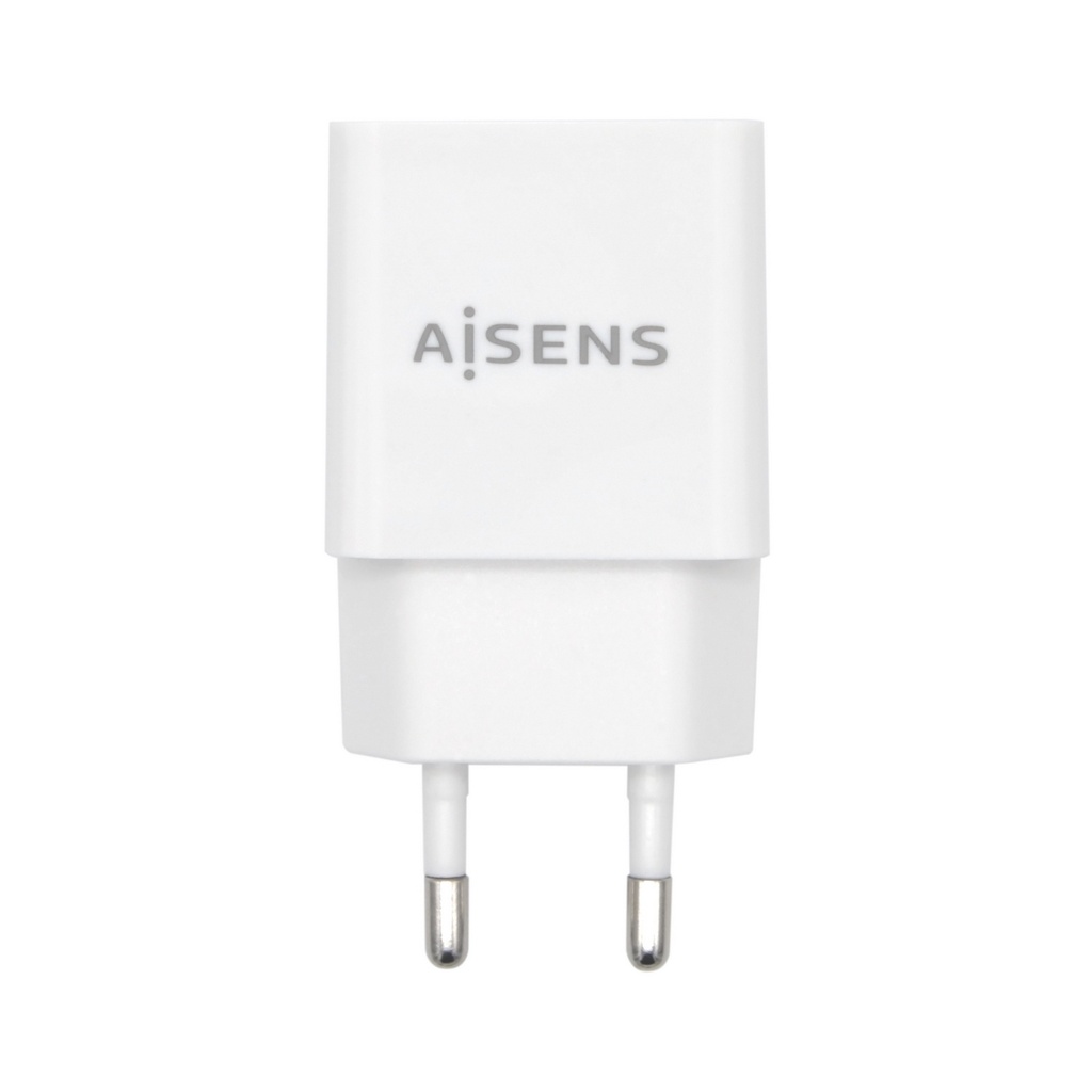 Cargador USB 10W Alta Eficiencia, 5V/2A, Blanco