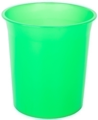 [PTRVE] PAPELERA PLASTICO CERRADA TRASL.VERDE