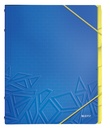 CARP.CLASIF.LEITZ A4 PP 6 SEP.AZUL - Pack de 4 unidades