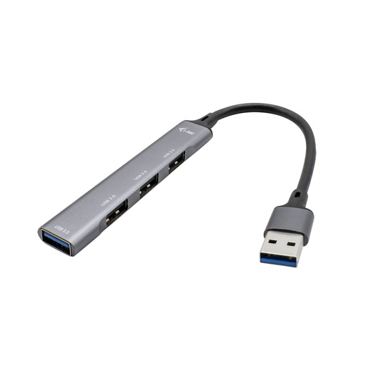 [U3HUBMETALMINI4] Metal USB 3.0 HUB 1x USB 3.0 + 3x USB 2.0