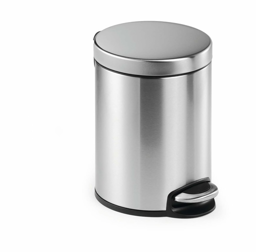 [340023] 340023 papelera 5 L Alrededor Acero inoxidable