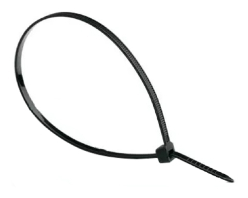 BRIDAS NYLON 200x3,6MM NECRO C/100