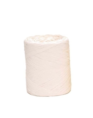 CINTA REGALO RAFIA R.200 m.4 mm BLANCO