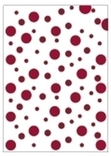 [00072303] BOLSA DISFRAZ 56x70 IMPRESA TOPOS ROJO - Pack de 25 unidades