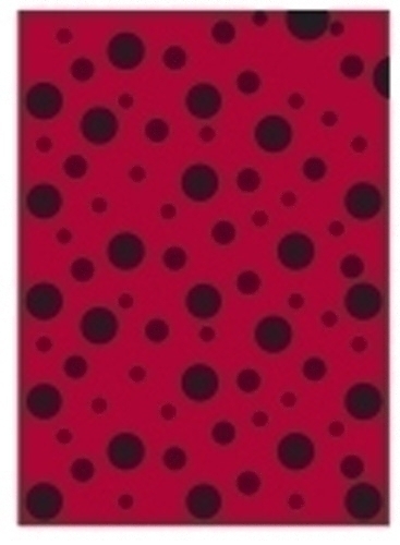 [00072305] BOLSA DISFRAZ 56x70 IMPRESA TOPOS NEGRO - Pack de 25 unidades