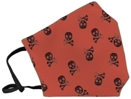 MASCARILLA REUT. GRAN. SKULL ROJO