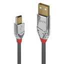 36633 cable USB USB 2.0 3 m USB A Mini-USB B Gris