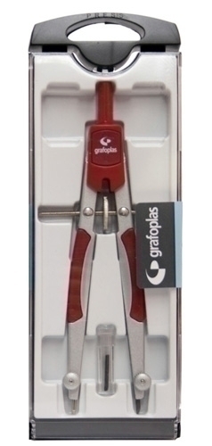 [00008351] COMPAS GRAFOPLAS MICROMETRICO ROJO